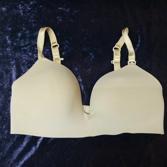 Auden Other - Auden Womens Light Nursing Bra Size 36DD Beige